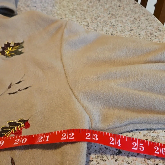 Nick & Sarah Sport Roomy Fleece Hoodie Autumn-Inspired Long Sleeve Women size XL - Picture 9 of 11